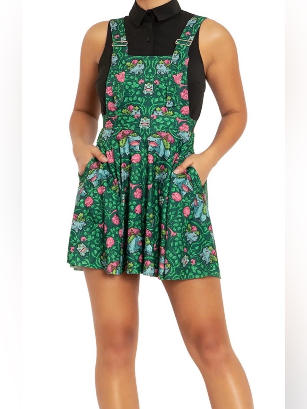 Blackmilk Bulbasaur Apron Dress NWT